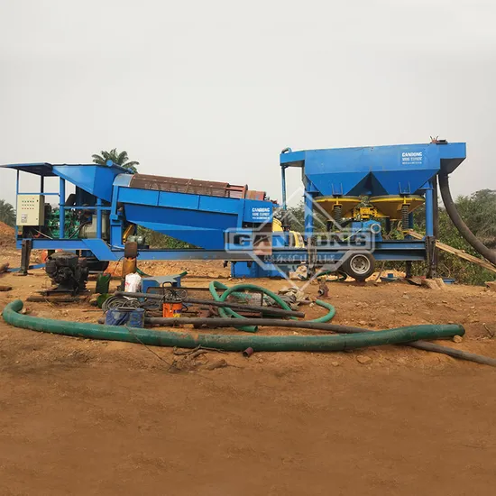 High Capacity Manganese Tin Ore Processing Jigger 