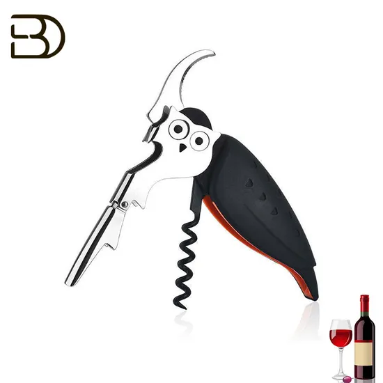 Kitchen Accessories Fancy Corkscrew Wine Opener Owl Waiter′s Corkscrew 