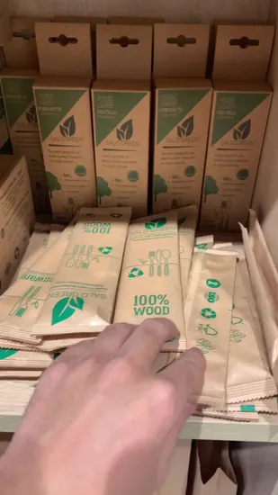 Eco Friendly Mini Wooden Spoons Disposable Wooden Utensils 