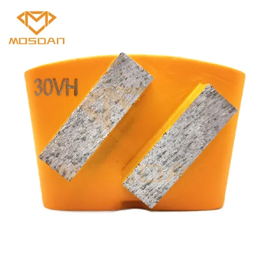 HTC Ez Change Double Bars Concrete Diamond Grinding Disc Shoe Plate Blades Tools 