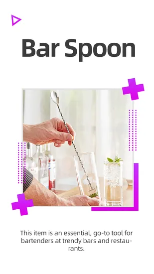 11 Inches Stainless Steel Bar Spoon Bartender Cocktail Shaker Cocktail Mixing Spoon 