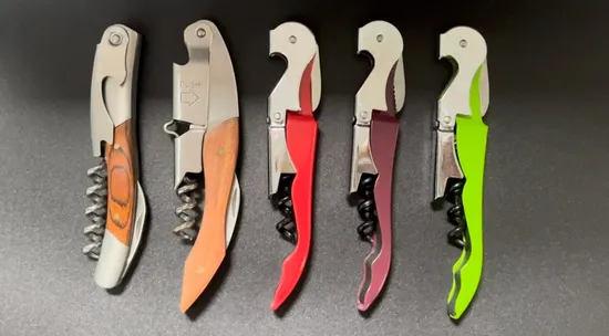 Wholesale Bulk Custom Laser Engraved Logo Multifunctional Wedding Gift Wine Corkscrew Wine Key Waiters Corkscrew 