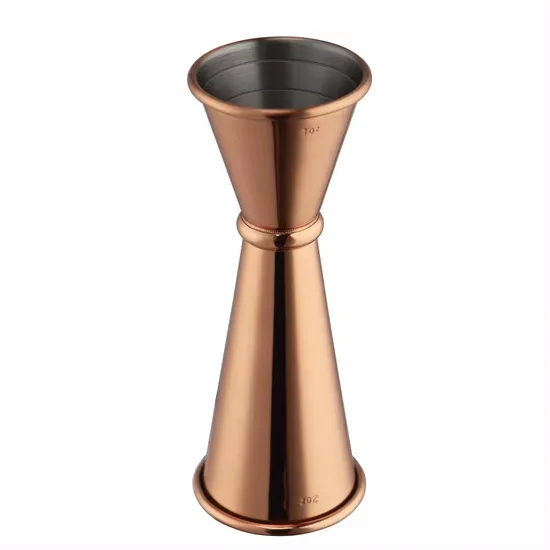 Hot Sale Stainless Steel 304 Plated Bartending Measuring Cup Bar Tools for Cognac Park Meukow 