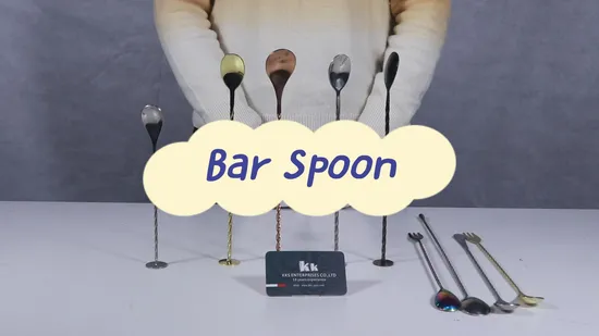 Factory Direct Sale Zeal Multi Function Stainless Steel Long Bar Spoon 