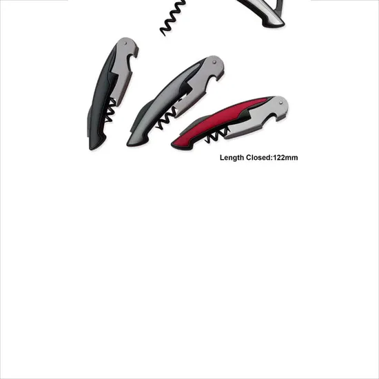 Waiter′ S Corkscrew with Anodized Aluminium Handle (#194) 