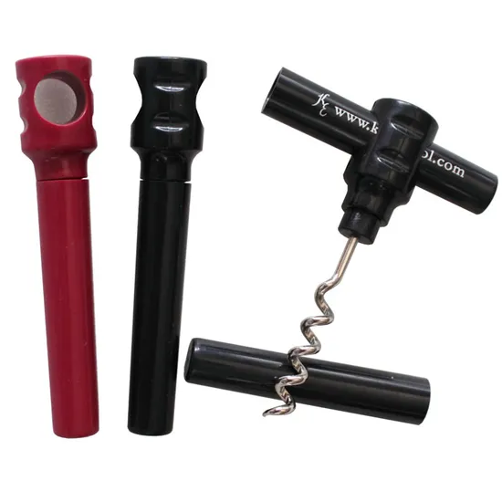 Plastic Metal Material Wine Opener Small Size Bottle Opener Corkscrew 