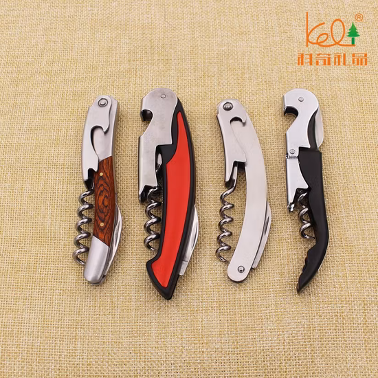 Amazon Hot Selling Product Stainless Steel Wine Bottle Can Opener Corkscrew