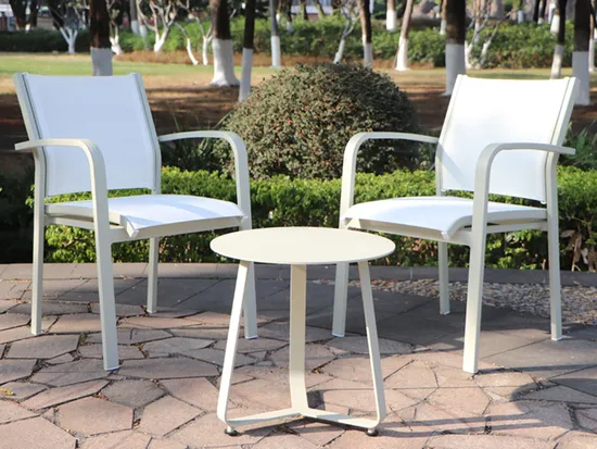Support Customization Textilene Hotel Resort Poolside Bar Chair Outdoor Bar Set 