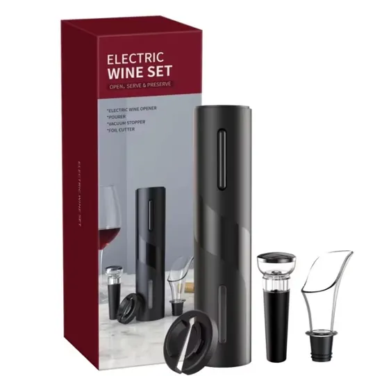 Products Red Wine Gifts Automatic Cordless Electric Wine Bottle Opener for Battery Operated and USB Rechargeable 